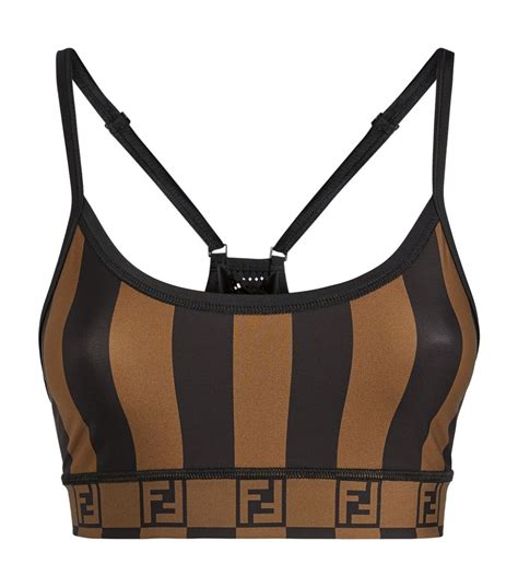 fendi sports bra sale|Fendi cropped workout top.